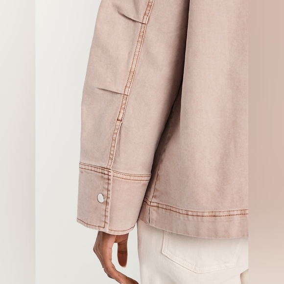 NWT Old Navy Canvas Barn Jacket Antique Rose L - Picture 7 of 9
